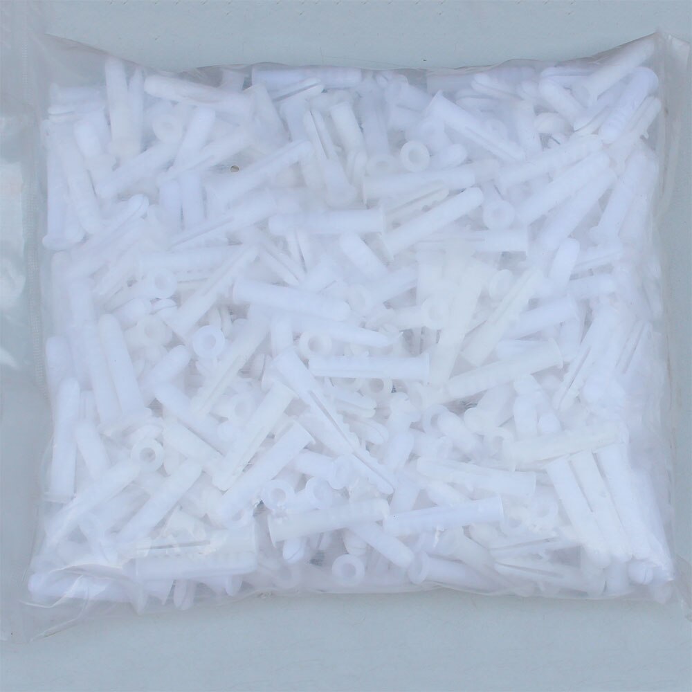 Plastspiker veggplugg festing og montering ankerskrue veggforankring ekspansjonsskruer sortimentsett  m6/m8/m10/m12