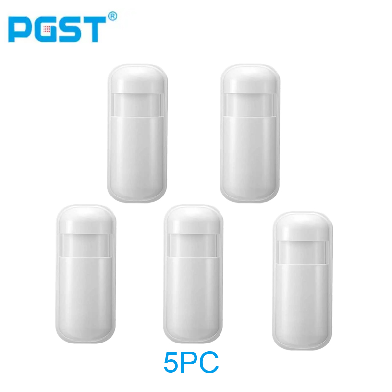 PGST-92R draadloze bewegingssensor voor thuis, 433 MHz miniatuur infrarood PIR-detector, onafhankelijk alarm, 433 MHz, geschikt voor GP-103 107: WHITE