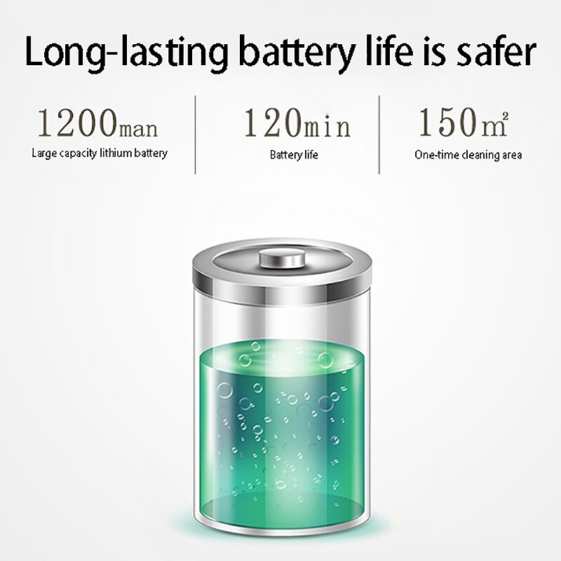 Floor Sweeping Robot, Household Intelligent Three-In-One Portable Floor Cleaner 120Pa Vacuum Cleaner