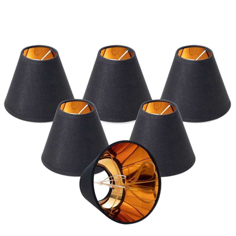 Lber Kleine Lampenkap Set Van 3 Kroonluchter Schaduw Kleine Lamp Schaduw Clip Voor Kandelaar Lampen Tafel Kroonluchter Wandlamp