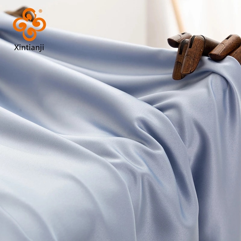 Mjuk polyester satin klänning tyg symaterial bröllopsfest dekoration 50*150cm ja105--tj1592