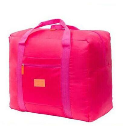 Women Travel Bag Foldable Unisex Sport Handbags Flight Bag Waterproof Bags For Women's Large Capacity Travel Bags: Red