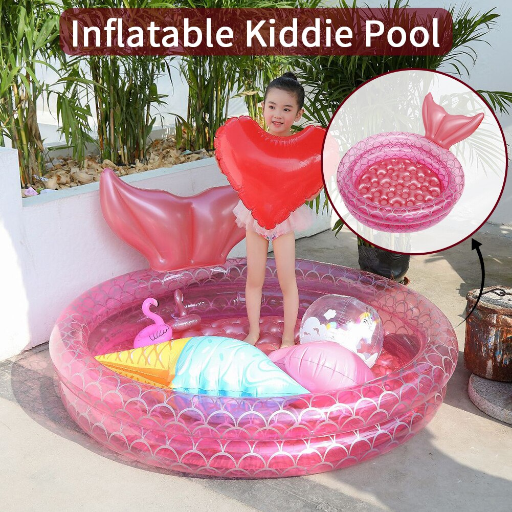 Piscine gonflable en forme de poisson pour enfants, piscine d'arrière-cour intérieure et extérieure pour tout-petits