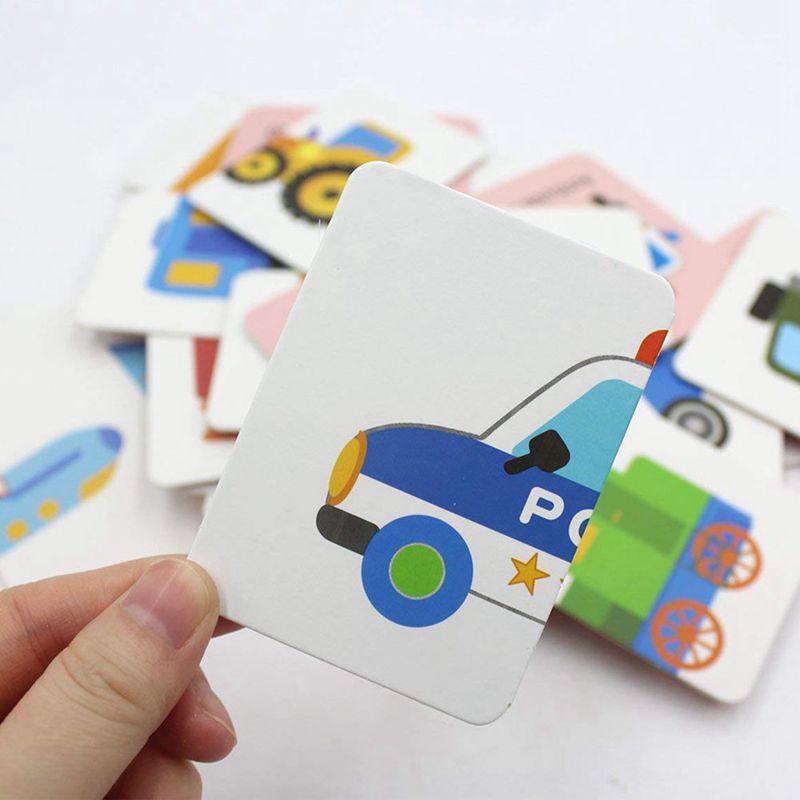Anti-tåre flash-kort, der lærer alfabet-puslespil, der matcher puslespil kognitive tidlige pædagogiske læringslegetøj med mental stor
