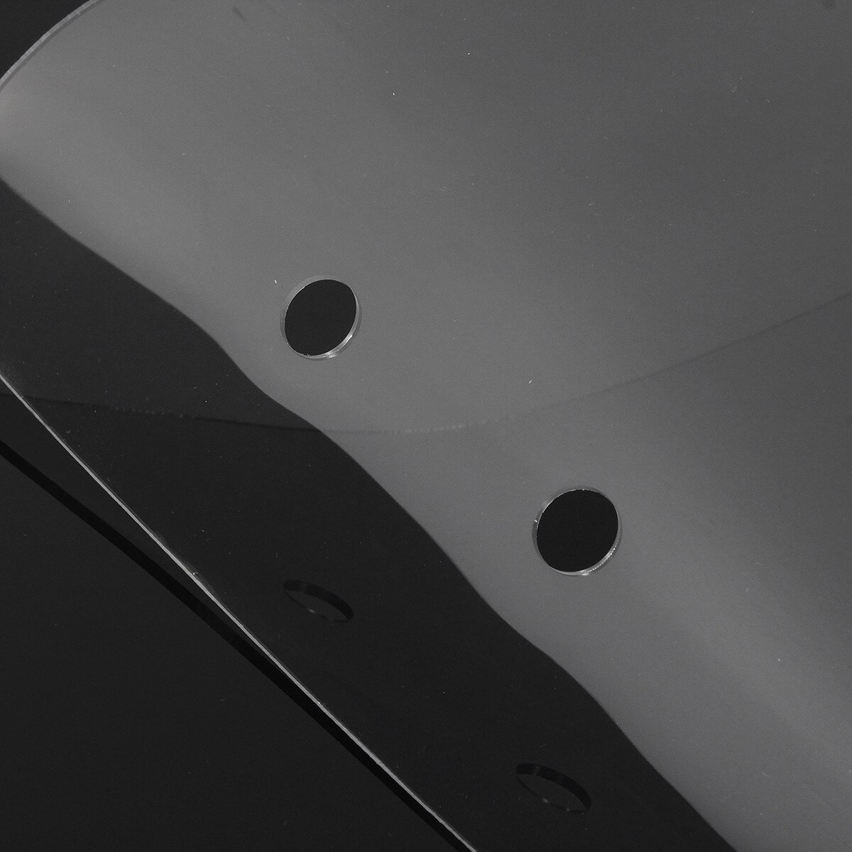 Motorfiets Winddeflector Luchtdeflector Universele Motor Voorruit Verlenging Verstelbare Spoiler Deflector ABS Accessoires Spoiler Klem-On Windscherm Deflector (Kleur : Transparent