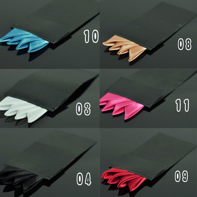 En enkel formell dress lommetørkle for menn herre #39