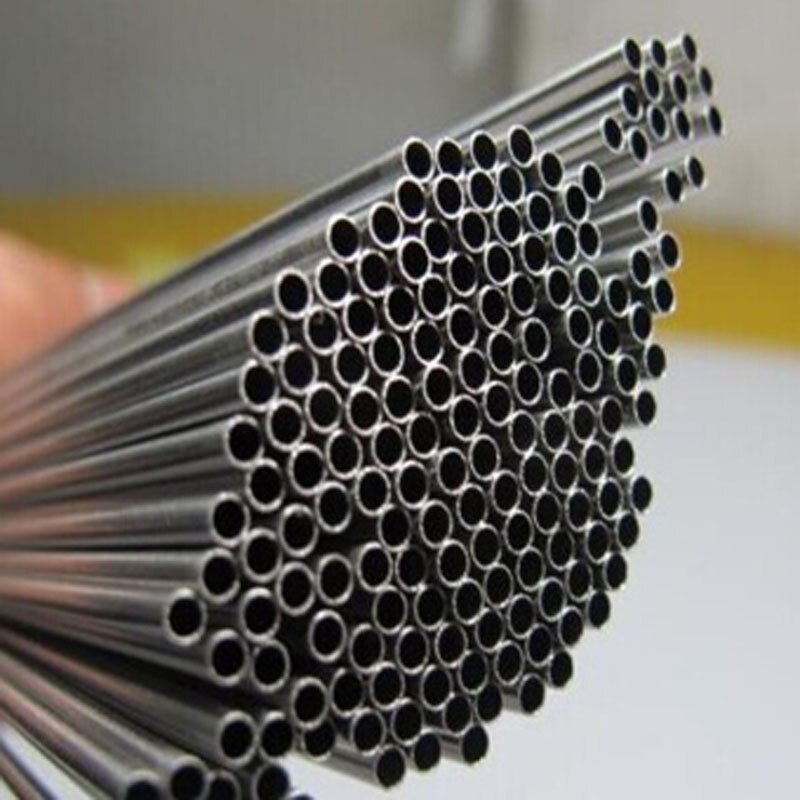 Tubo de acero inoxidable de 305mm de largo y 4,5mm de diámetro exterior, tubo recto sin costura, 304-1mm de espesor de pared, precisión 0,2
