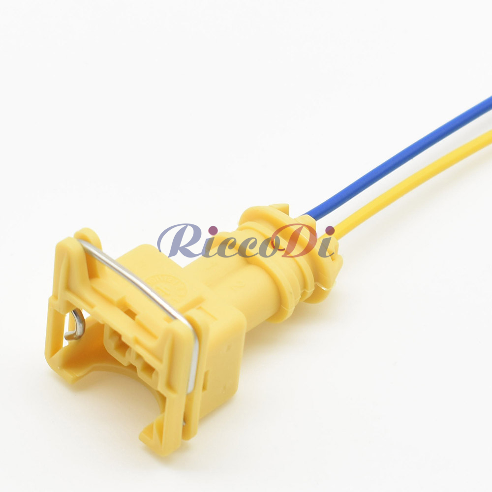 1 set 2-pins EV1 auto-brandstofinjector-stekkerconnector Junior Power Timer JPT Jetronic-kits 282189 -1 Voor auto groen blauw geel grijs: GRIJS