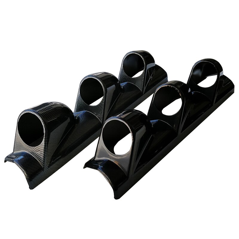 Auto Gemodificeerde Instrument Shell Instrument Cover Universal 60 Mm Water Temperatuur Meter Olie Druk Meter Toerenteller Drie Gaten