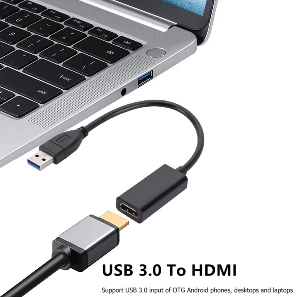 1080P USB 3.0 naar HDMI-compatibele converterkabel Multi Display grafische adapter voor pc Laptop Projector HDMI externe videokaart