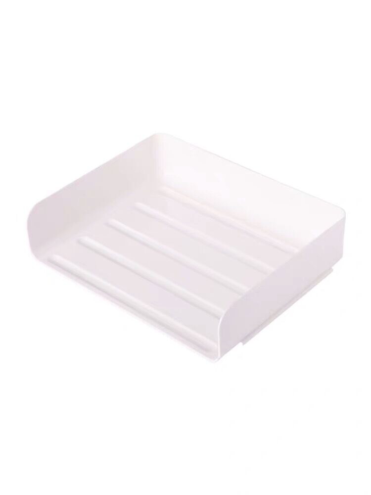 MINKYS 3pcs ABS Multi Storey Stackable Office Desktop Folder Storage Box A4 Paper Organizer Stationery Accessories