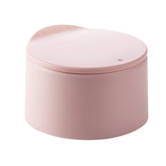 Presse créative type ABS bureau petit 4L poubelles poubelle bureau à domicile bureau poubelle bureau débris boîte de rangement: Light Pink