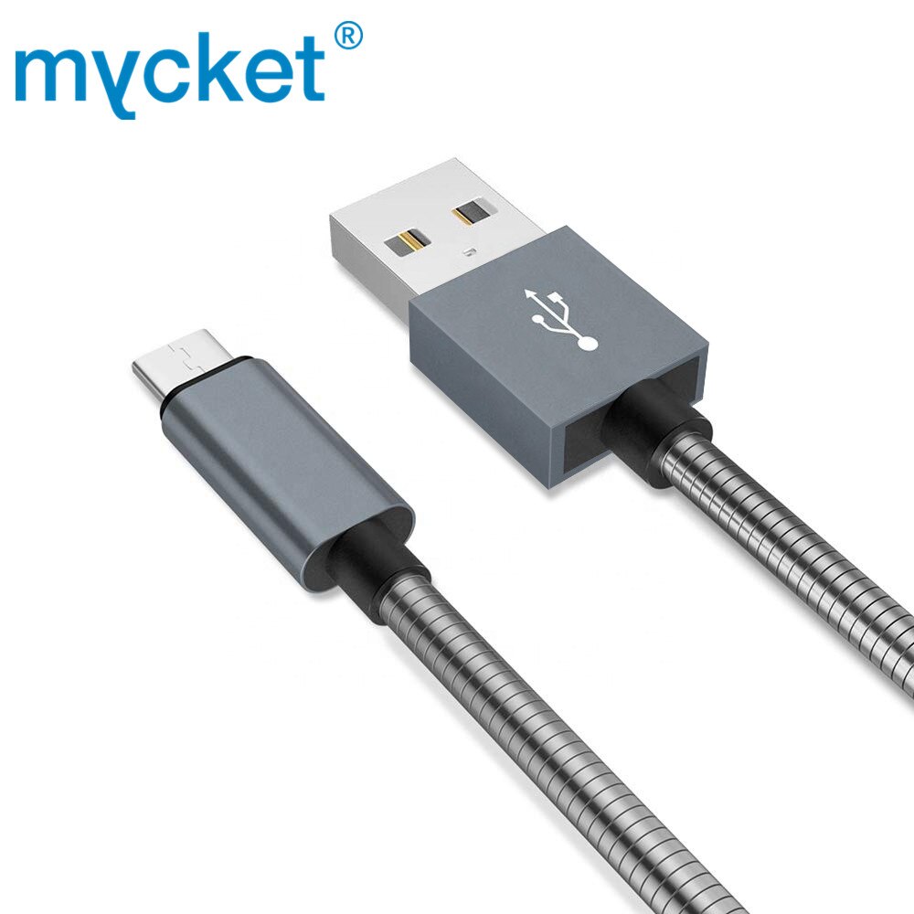 Mycket metallijousi micro usb kaapeli samsung xiaomi huawei android puhelin mini kannettava nopea synkronointi data latauskaapeli