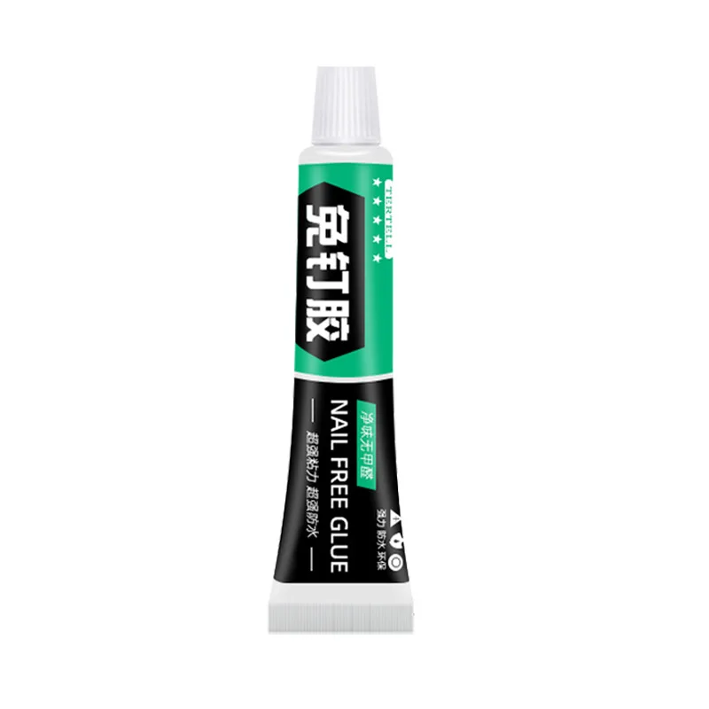 6-60ML Universele superlijm Sneldrogende lijm Sterke lijm Afdichtmiddel Fixlijm Nagelvrij voor briefpapier Glas Metaal Keramiek