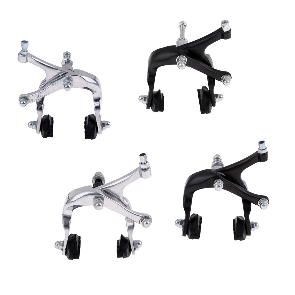 Pinza de freno de bicicleta ligera, de Carretera Ciclismo, pivote doble, freno de tracción lateral, 47mm-57mm, juego de repuesto para bicicleta