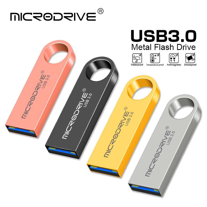 metal USB 3.0 Flash Drive 128gb 256GB 512GB flash disk Pendrive 32gb 64gb USB Flash USB Disk memory stick
