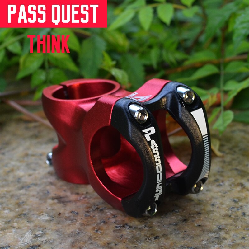 PASS QUEST alloy Bicycle stem DJ/AM/FR/DH Downhill Mountain Bike stem 0 degree 45MM Stem for XC AM MTB Mountain Bike Bicycle