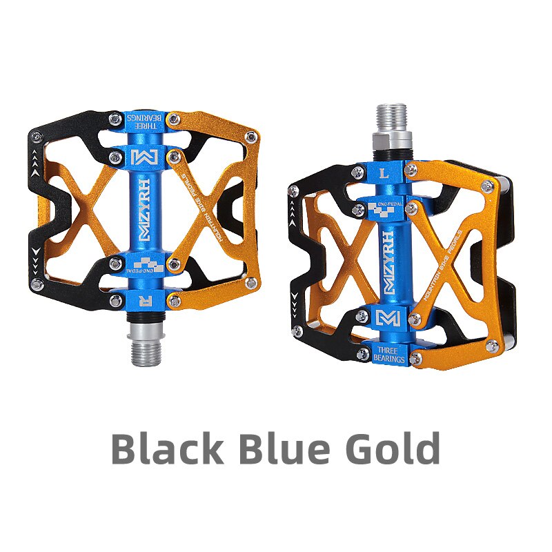 Bicycle Pedals Ultralight Aluminium Alloy Anti-Slip CNC BMX MTB Road Bike Pedal Cycling Sealed Bearing Bike Pedals: light green
