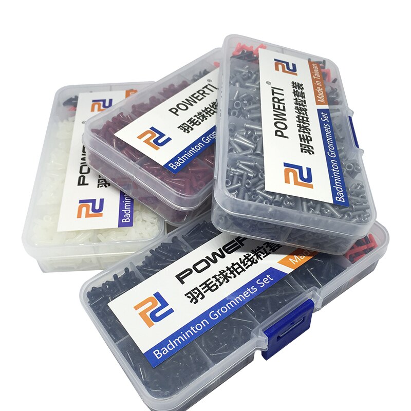 -2 sets/lot powerti badminton ringen set badminton ogen met alle soorten zwarte ringen ogen, hac 11