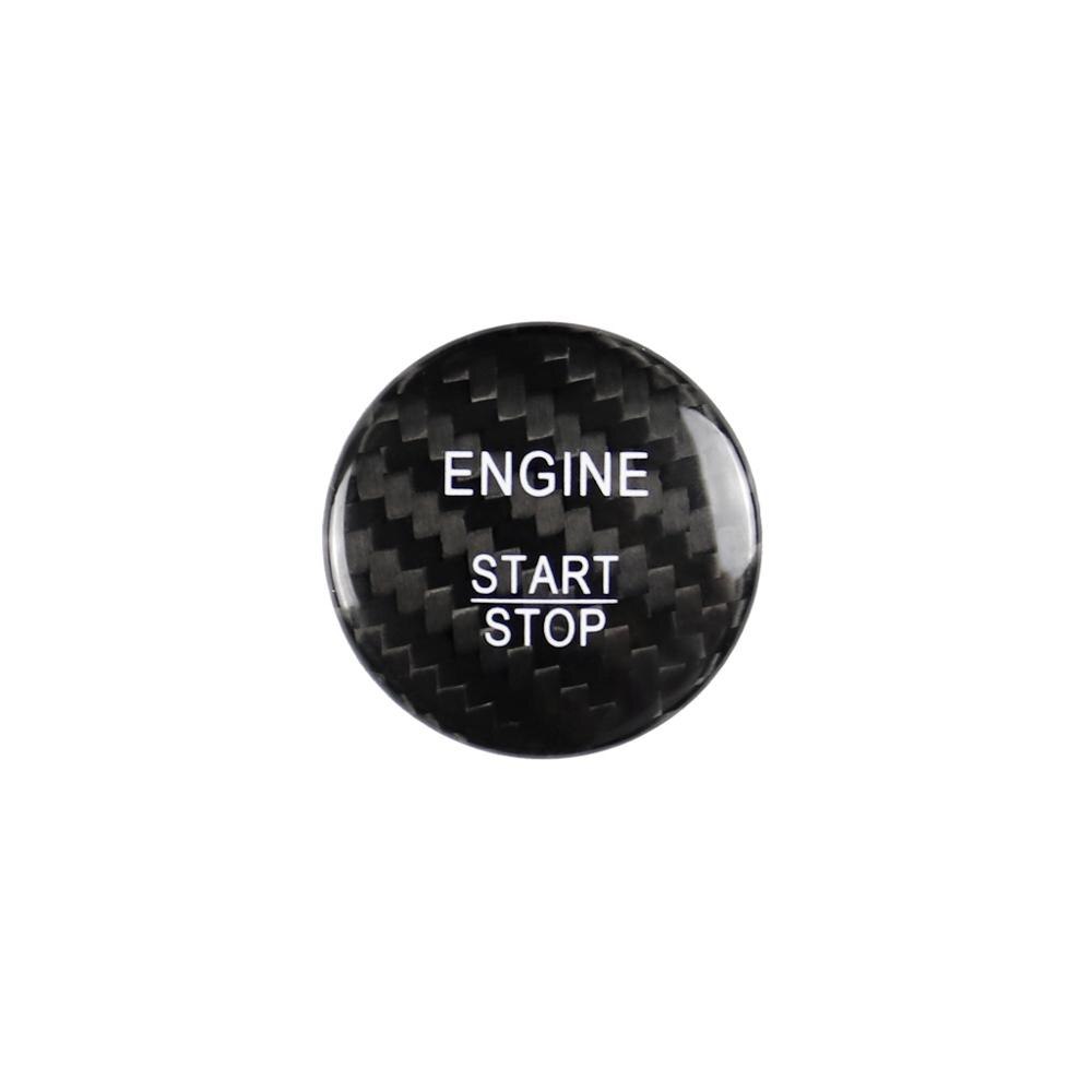 Auto Start Modificatie Onderdelen Koolstofvezel Startknop Contactslot Voor W205 Auto