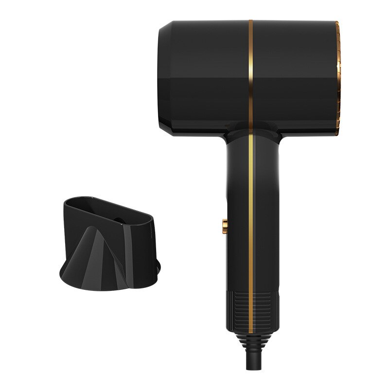 Mini Hair Dryer Electric Blow Dryer Salon Blowdryer and Cold Wind Hair Drying Tools: Black 800w