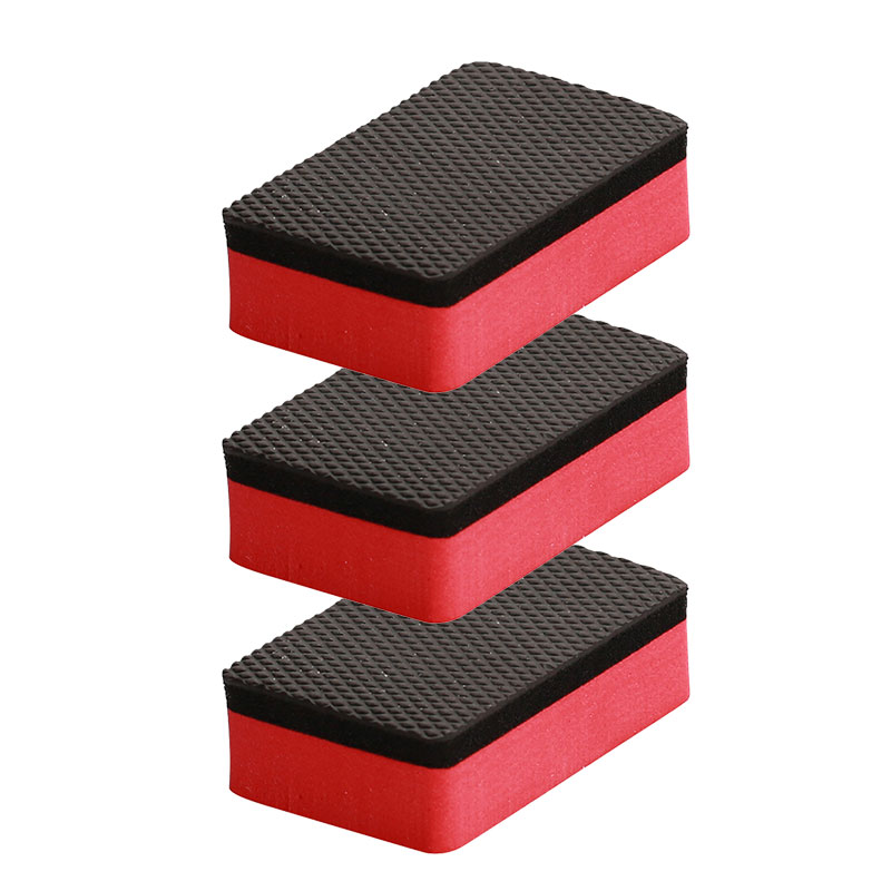 2/5PCS Car Wash Mud Cleaner Magic Clay Bar Sponge Block Pad Remove Contaminants Before Polisher Wax for Car Accessories: WHITE