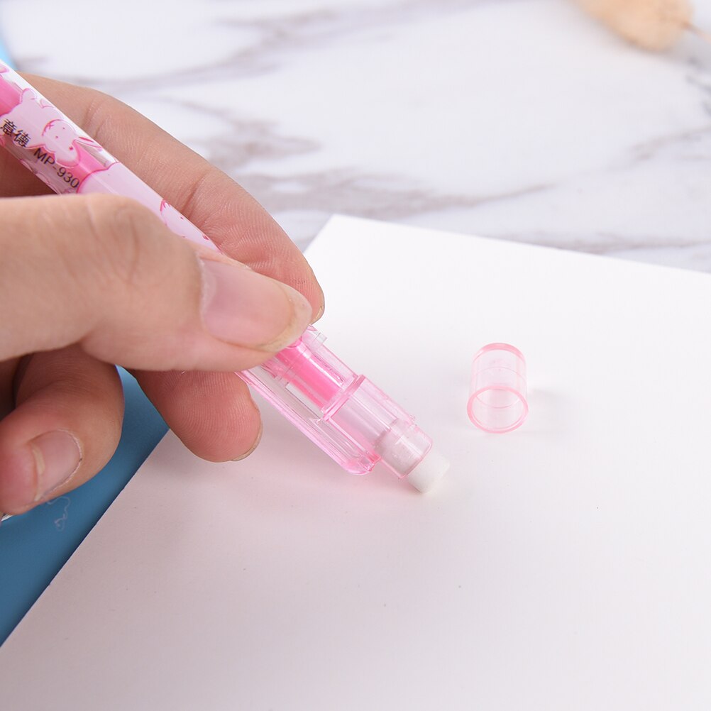 3 Pcs Mechanical Pencils Kawaii Plastic Mechanical Pencils Lovely Animals Automatic Pen For Kids Stationery