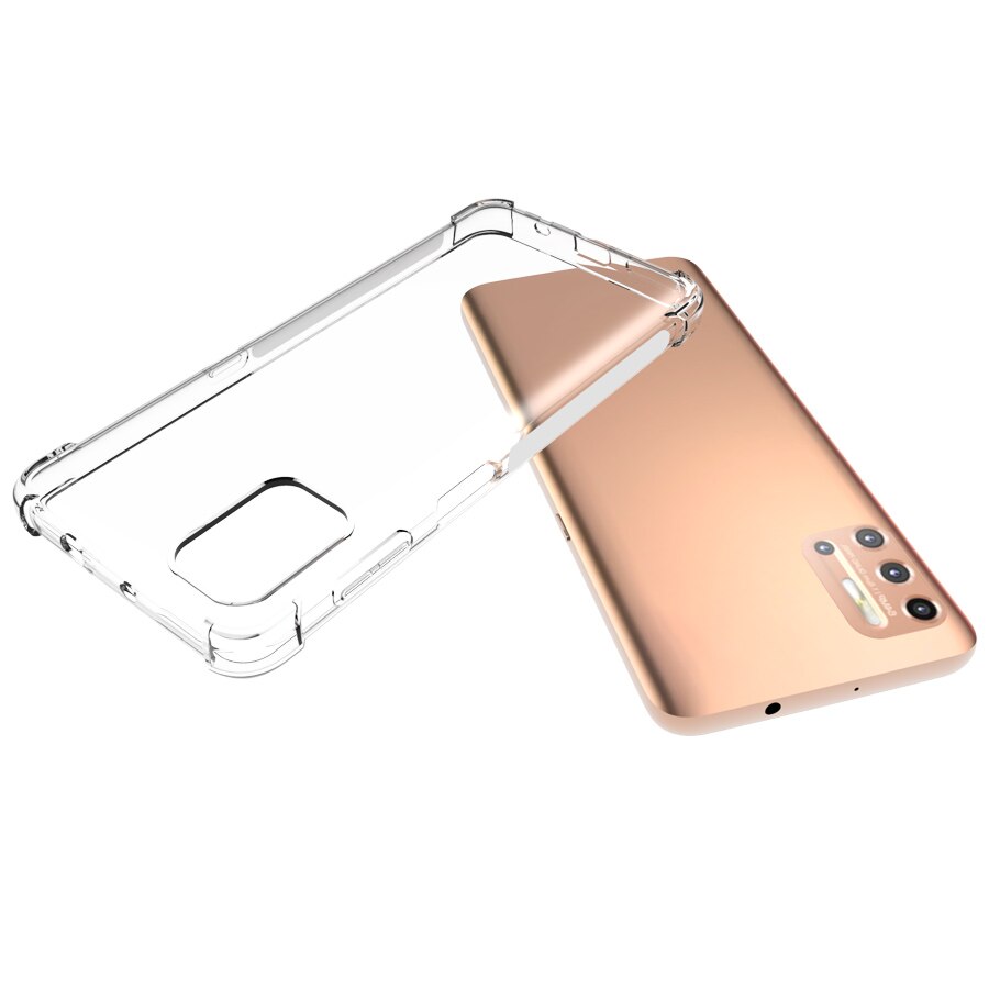 Transparent Phone Cases For Motorola Moto G9 Plus Case + Tempered Glass Soft Gel Skin Clear Moto G9 Play Silicon Cover