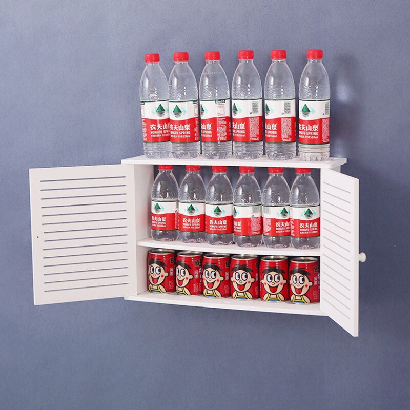 Cajas de almacenamiento para enrutador Wifi inalámbrico, soporte de Cable más madera-plástico, para colgar en la pared, enchufe, tablero, bricolaje, decoración del hogar
