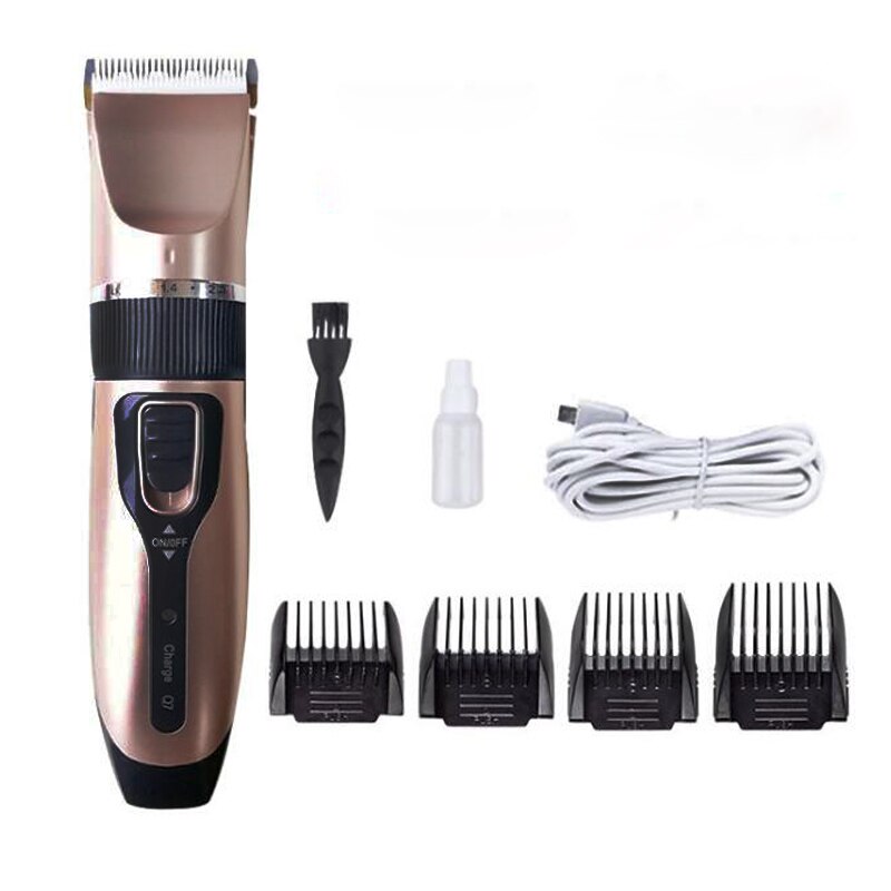 Rechargeable Pet Hair Clipper Remover Cutter Grooming Cat Dog Hair Trimmer Low-noise USB Electrical Pets Hair Cut Machine
