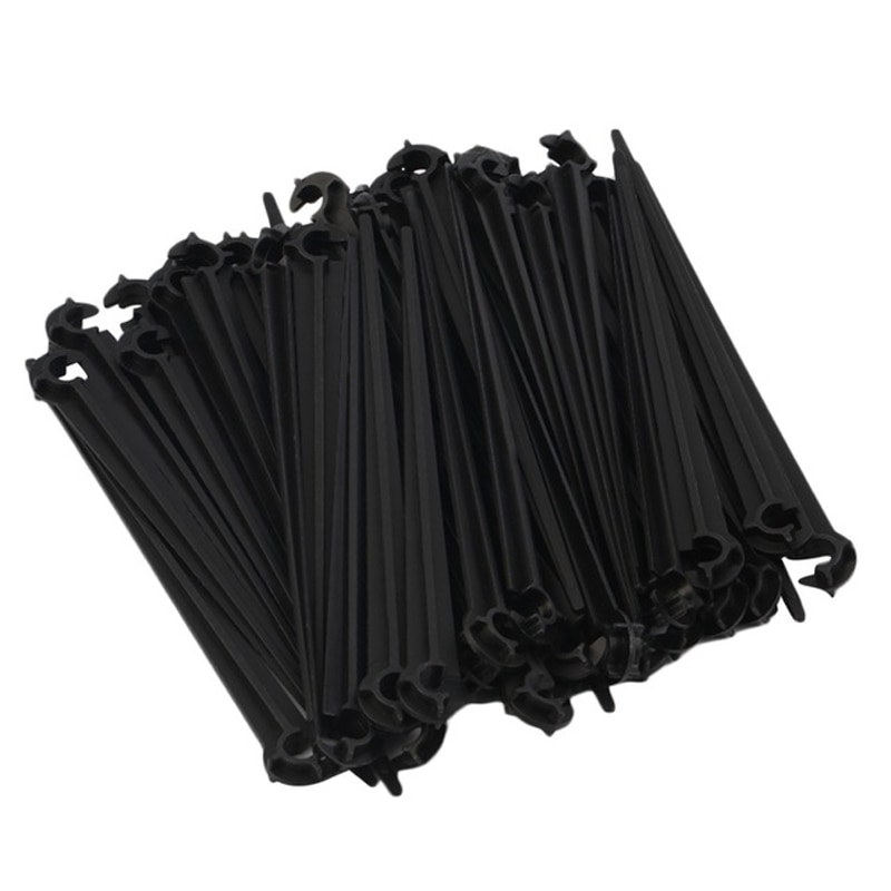 50 teile/los Kunststoff Festen Stengel DIY Mikro Tropfen Bewässerung Garten Anlage Blumen Bewässerung 4/7mm Tropfen Bewässerung System garten Versorgung