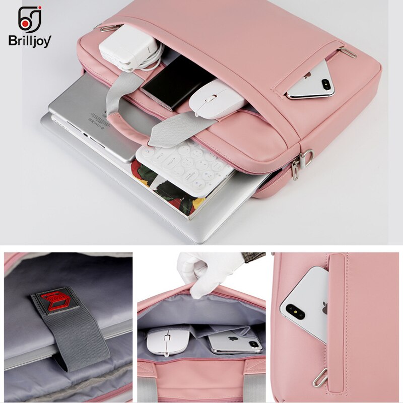 Kobieta mężczyzna torebka PU torba na laptopa 14 15 cali Notebook biznes podróż torba na laptopa torba na ramię torba na macbooka 13 15 HP