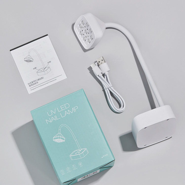 WEGOTTA- Mini secador de uñas led uv portátil lapiz,mini lampara uv led para uñas,linterna lavero led y uv recargable: Negro
