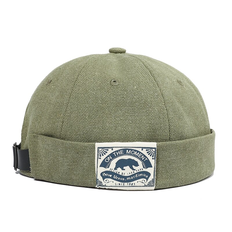 Fall Mannen Hoeden Vrouwen Hoeden Verhuurder Hoeden Meloen Huid Mutsen Effen Kleur Mode Persoonlijkheid Hoeden Unisex Straat mode: green