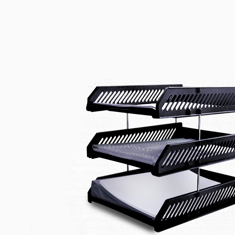 Document Stand Holder Office Desktop Plastic Tray File Holder Rack Storage Suppiles Book Magzine File Organizer Tray Rack Shelf