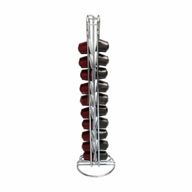 Porte-dosettes de café Nespresso , support de stockage de 60 Capsules Nespresso, étagères métalliques de cuisine, organisateur de Capsules