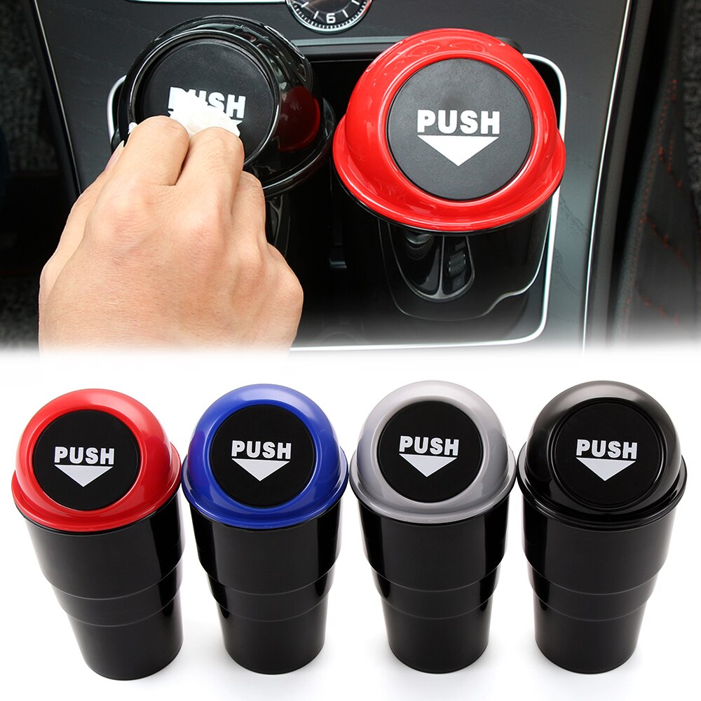 Car Trash Can Organizer Garbage Holder for Ford Focus 2 3 M3 MK4 ST Mondeo Mustang C-max Fiesta