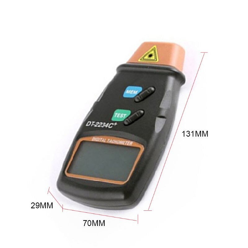 Digital Tachometer Handheld Digital Tachometer Non-contact Speedometer