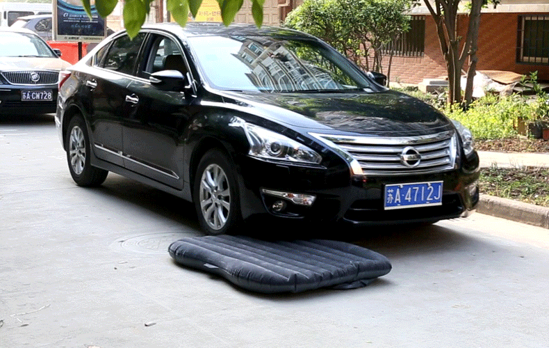 Colchones inflables para viajar en coche, cama universal para asiento trasero, sofá multifuncional, almohada, cojín y colchoneta para acampar al aire libre