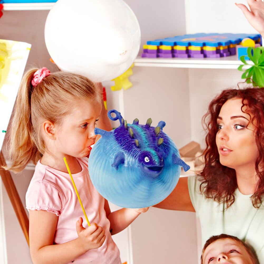 12 stücke Lustige Blasen Ebene entlüften Zerschlagen Spielzeug Jungen Aufblasbare Dinosaurier Ball freundlicher Spielzeug Wasser Ballon quetschen Neuheit Spielzeug Für freundlicher