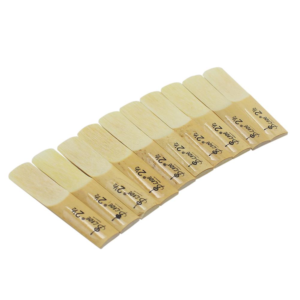 SLADE 10 teile/schachtel BB Klarinette 2,5 Festigkeit Schilf 2-1/2 Bambus Schilf Klarinette Schilf Pfeife Bläser Instrument Teil Zubehör