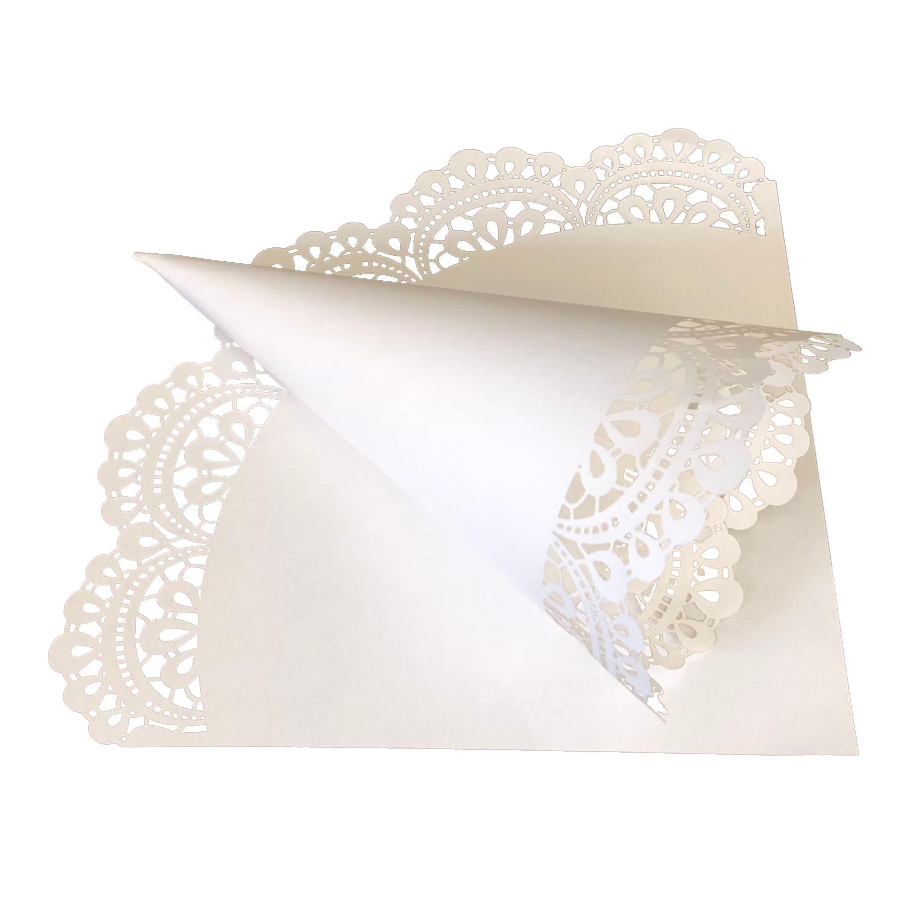 Conos de confeti para boda, 50 piezas, Papel Kraft Vintage, pétalos, soporte de flores, decoraciones nupciales para: D-50pcs white