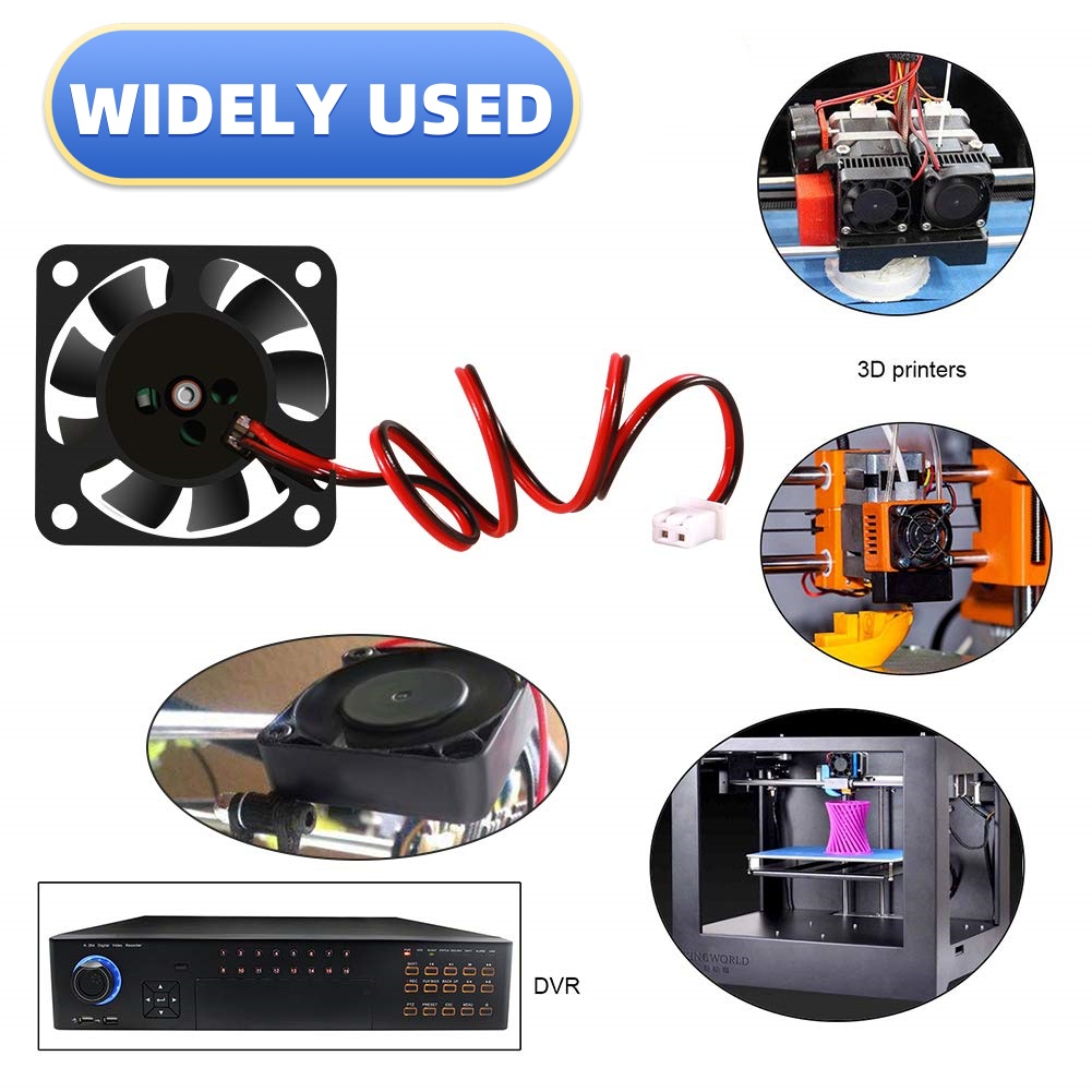 Creality Original 4010 Fans 40x40x10MM DC 24V Extruder End Fan and DC 24V Turbo Fan for Ender 3 / Ender 3 Pro 3D Printer