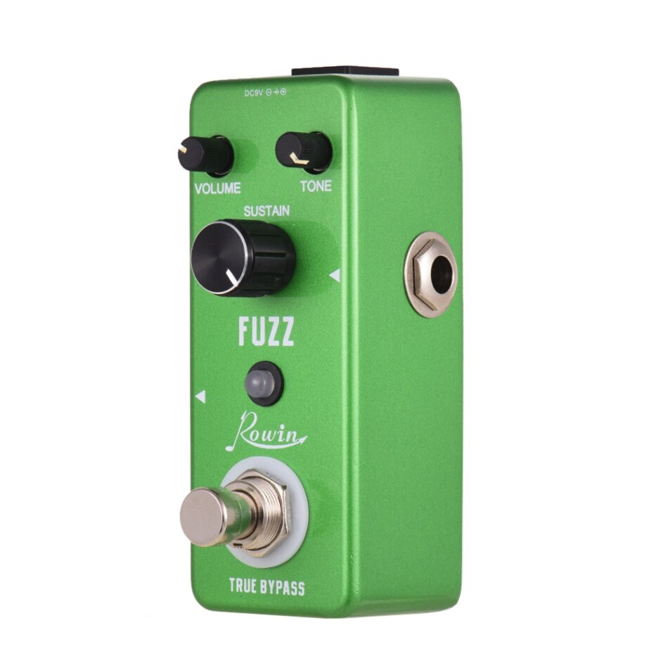 Rowin LEF-301/LEF-302 LEF-326 SLOW HAND Digital Slow Gear Guitar Effect Pedal Zinc Alloy Shell True Bypass: LEF-306 FUZZ