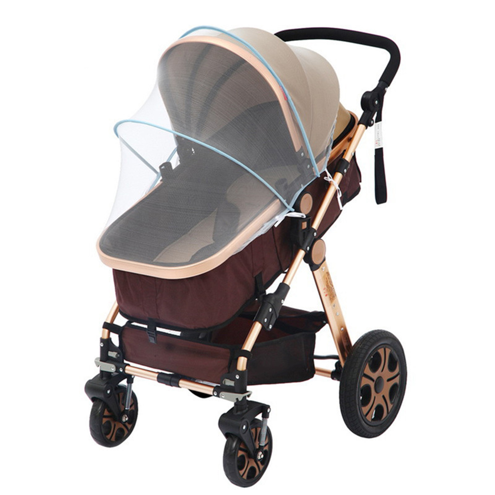 Mosquitera de malla de seguridad para bebés, 1 Uds., Buggy, cuna, cesta con mosquitera, red para cama de bebé de verano #20