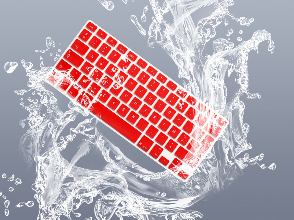 Rygou ranskalainen uk/eu clavier azerty silikoninäppäimistön kuori macbook prolle 13 " 15 " 17 " air 13 tuuman suojakalvo näppäimistölle