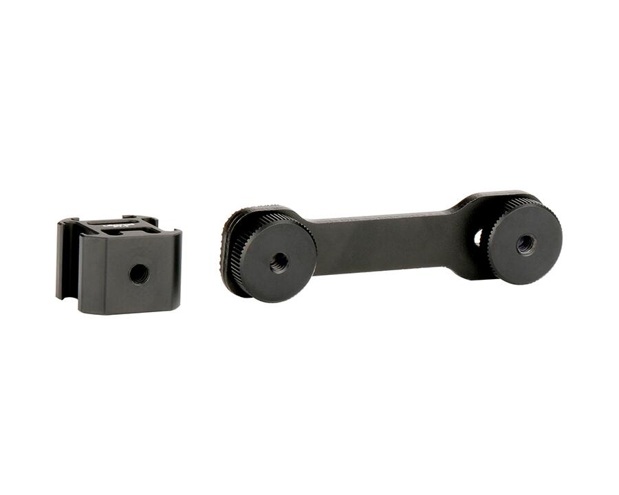 Zhiyun Smooth 4 Stabilizer Gimbal Adapter Accessories Triple Shoe Mount Extension Bar for Freevision vilta M Pro Moza mini S: Only Bracket