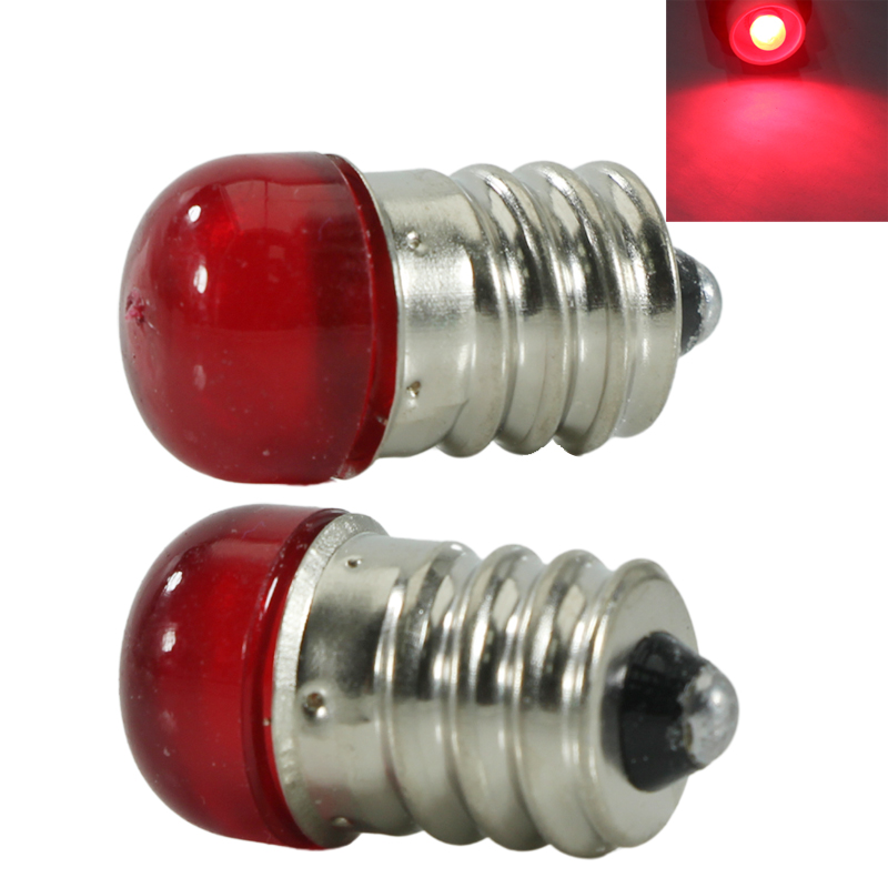 Bombilla Mini bombilla Led E12 5V 12v 24v 110v 220v 1W foco rojo vela verde luz 12 24 voltios decoración lámpara del hogar rojo amarillo