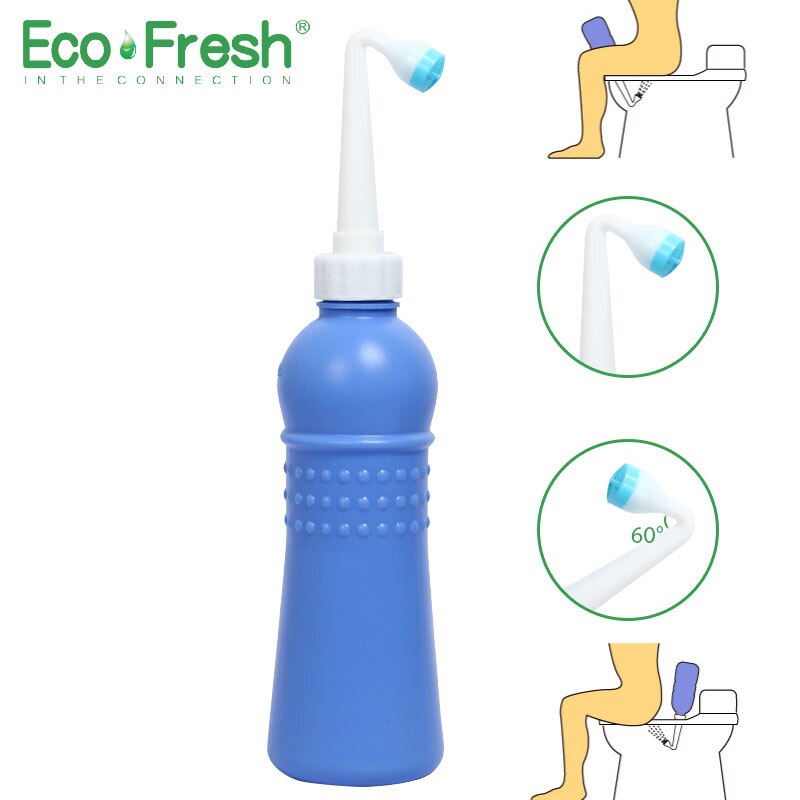 Ecofresh Draagbare Bidet Sproeier Reizen Hand Held Lege Bidet Fles Hygiëne Persoonlijke Reiniging Wassen Spuiten Douche