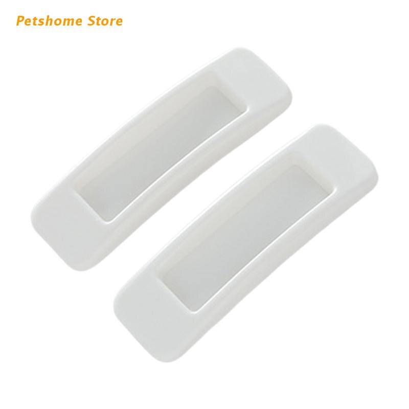 2pcs Paste the Open Sliding Door Handle Glass Window Sliding Door Strong and Seamless Adhesive Auxiliary Handle Hardware LX9C: White